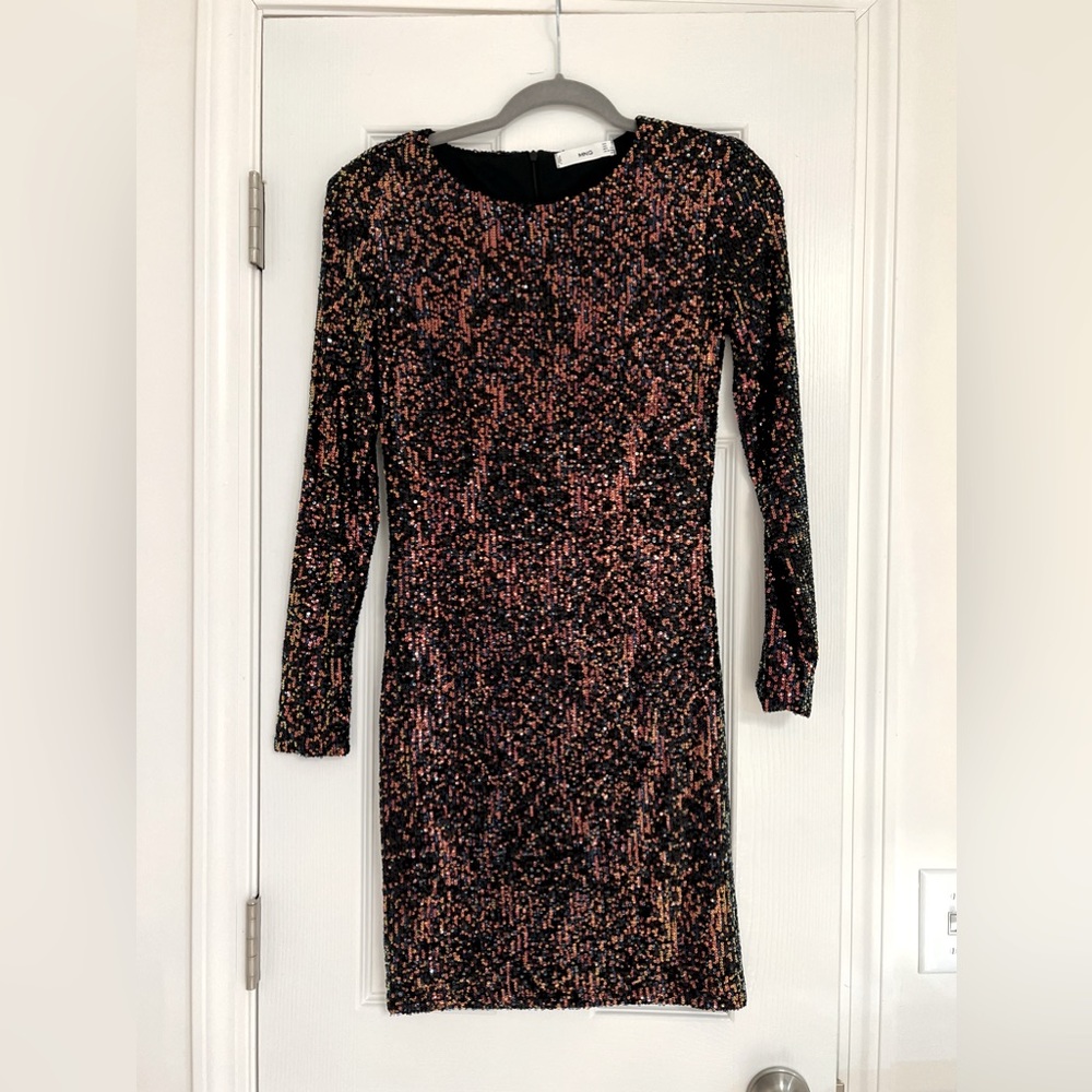 Mango sequin dress
